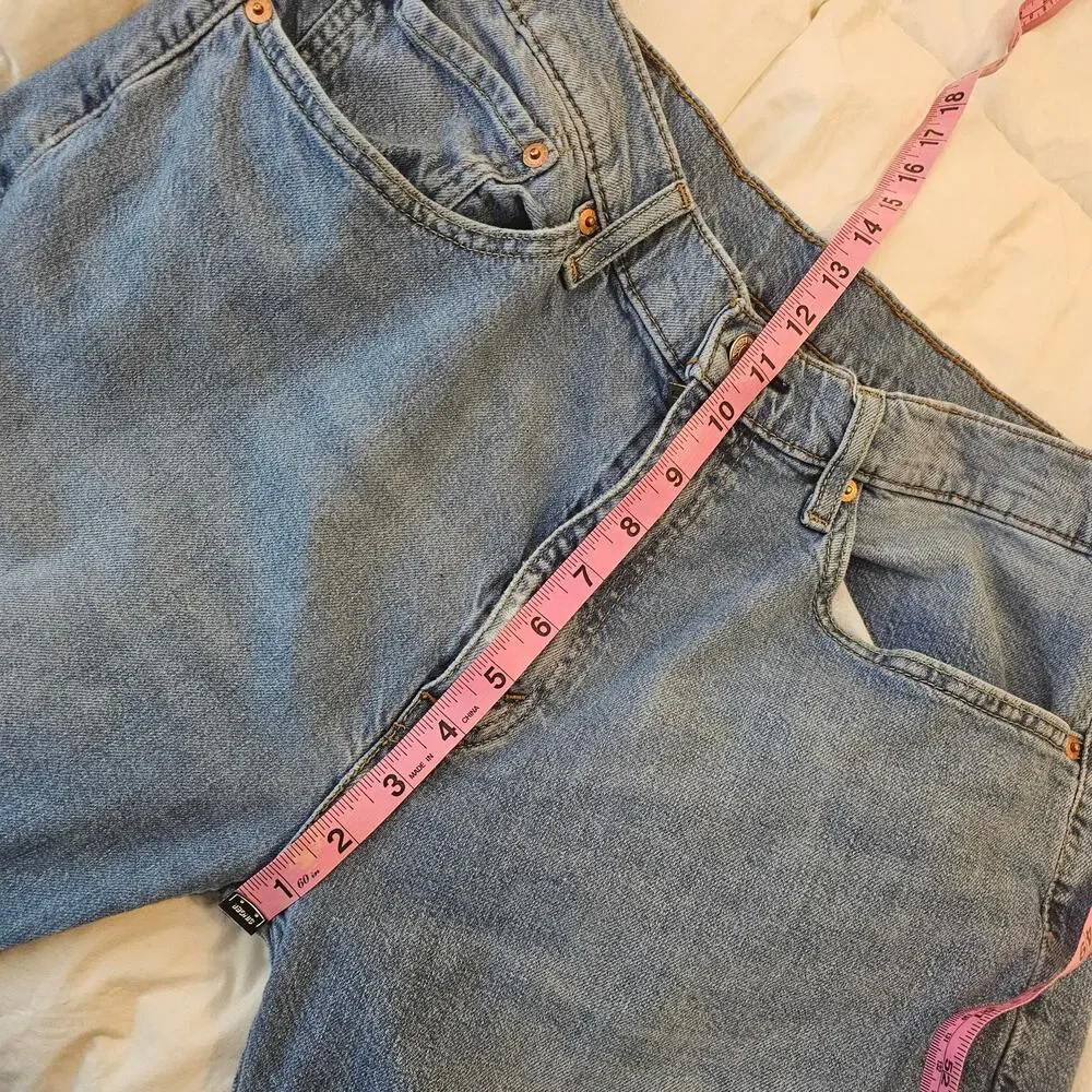 Levi’s 505 Jeans Men’s 36x34 Light Wash Regular Fit Straight Leg Denim